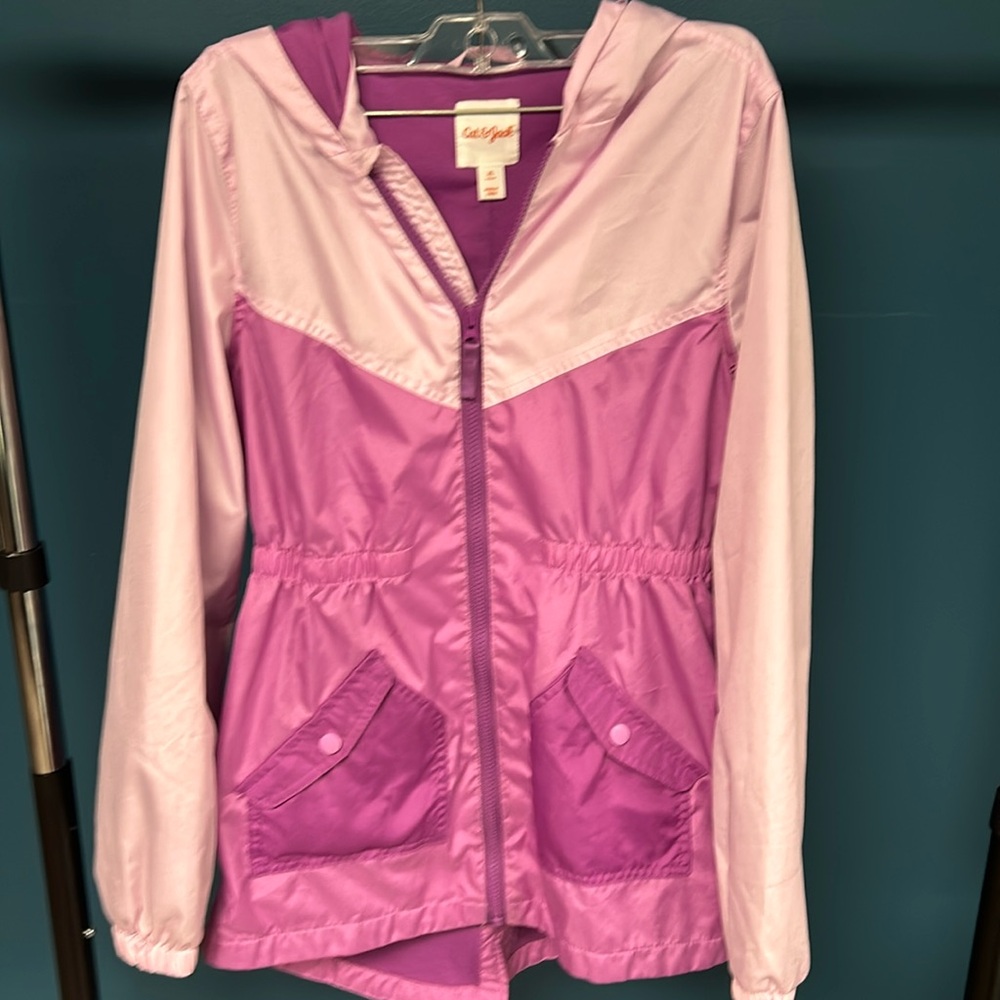 LIKE NEW Cat & Jack Zip Front Girls Jacket XL